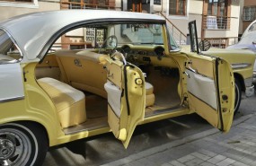 CHEVROLET 1956 SARI – BEYAZ BLEAİR - 8